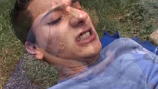 Fresh air and hormones get these two Latin boys in the mood and soon their pants are off and big cocks are getting sucked.