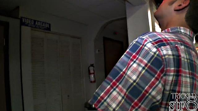 Curious str8 visits gay gloryhole