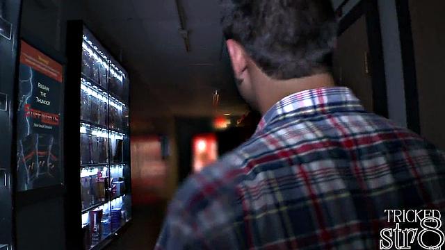 Curious str8 visits gay gloryhole