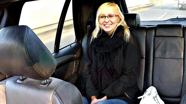 Nerdy Blonde Gets Back At Cheating Boyfriend By Fucking Taxi Driver