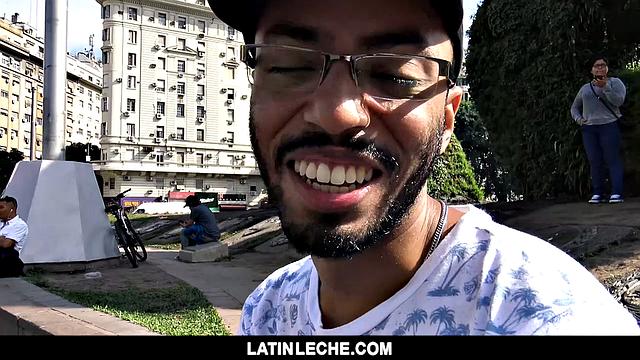 slim venezuelan tourist takes raw cock and swallows every drop in buenos aires hookup