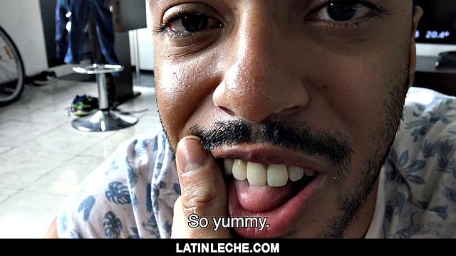 slim venezuelan tourist takes raw cock and swallows every drop in buenos aires hookup