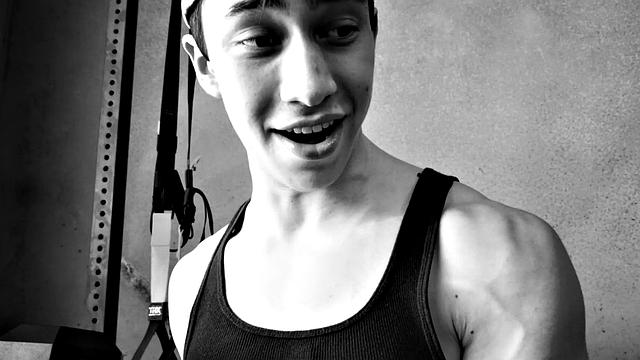 Hunk Spitroasted By Gym Bros - NextDoorBuddies