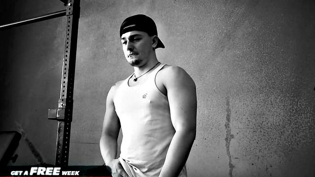 Hunk Spitroasted By Gym Bros - NextDoorBuddies