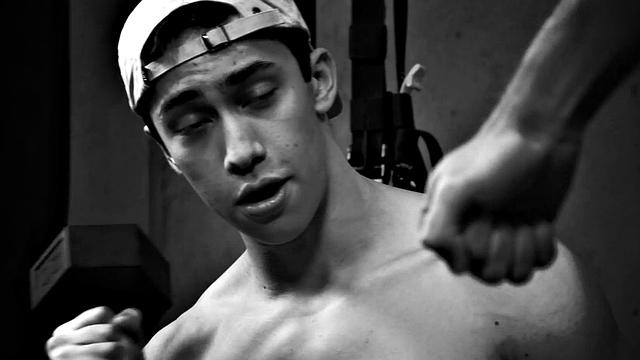 Hunk Spitroasted By Gym Bros - NextDoorBuddies