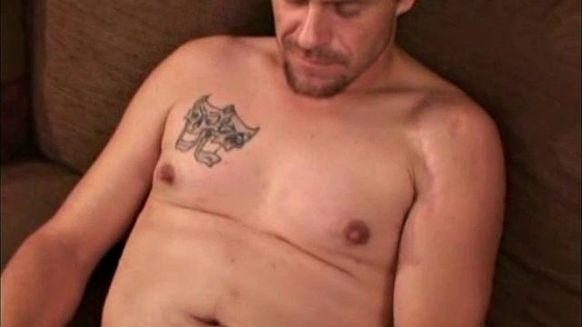 Back for a second session, this handsome man shows it off for us again. I never get tired of this guy. Jason is a 37 year old, 5' 11", 190 pound glass installer.