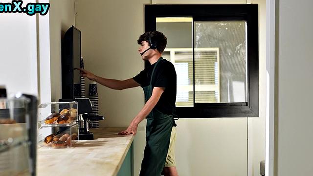 Manly jock barebacks skinny twinks at cafe