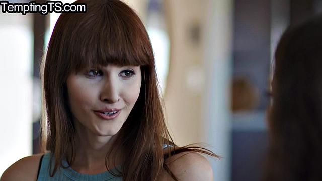 Busty hairy bae pussyfucked by Trans