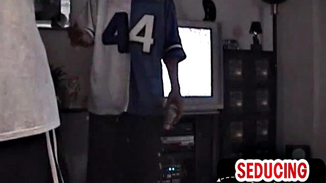 Skinny 1st time sucked by gay in homemade private video