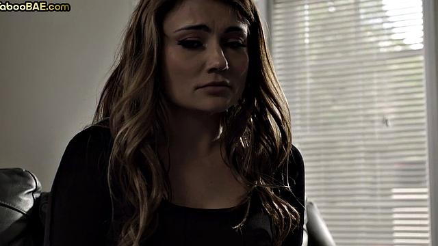 Taboo babe pussyfucked by stepdad