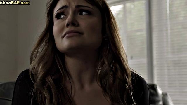 Taboo babe pussyfucked by stepdad