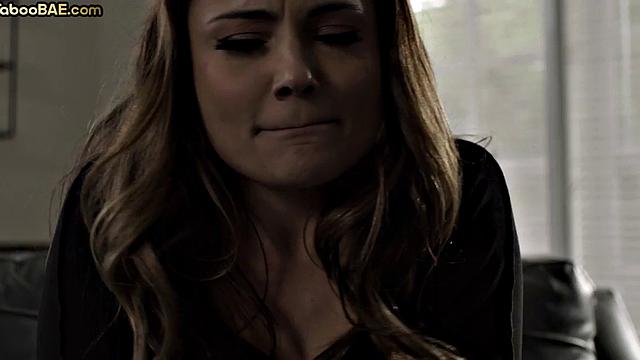 Taboo babe pussyfucked by stepdad