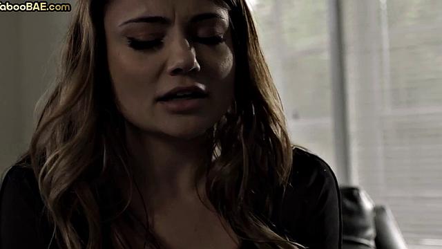 Taboo babe pussyfucked by stepdad