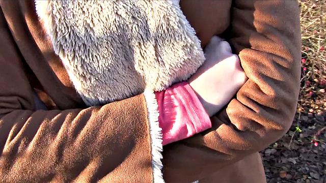 Naughty blonde pays to suck and fuck in the car, outdoors & pierced up close