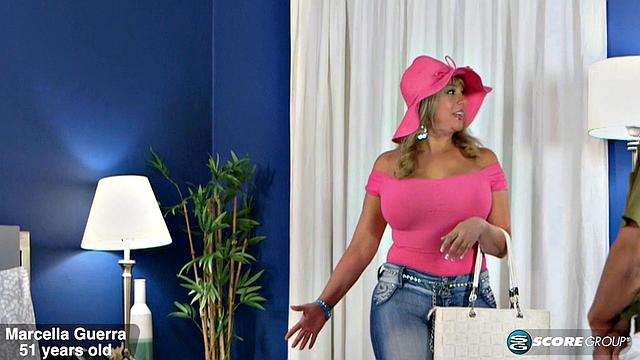 The bell hop and sexy Latina