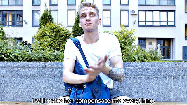 TUTOR4K. Help mature tutor drilled by student in the kitchen