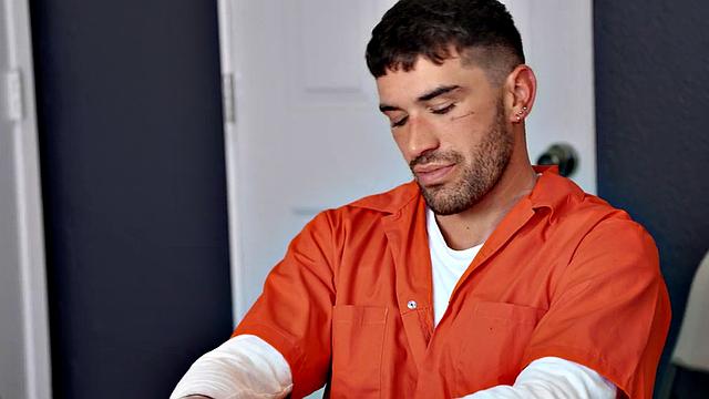 Dirty guy enjoys fucking black stud in tight asshole