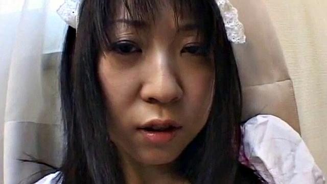 Asian teen solo slut plays with her clit