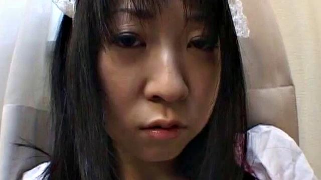 Asian teen solo slut plays with her clit