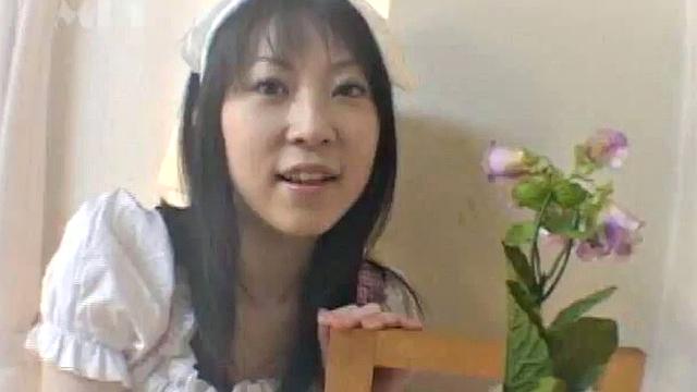 Asian teen solo slut plays with her clit