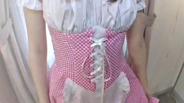 Asian teen solo slut plays with her clit