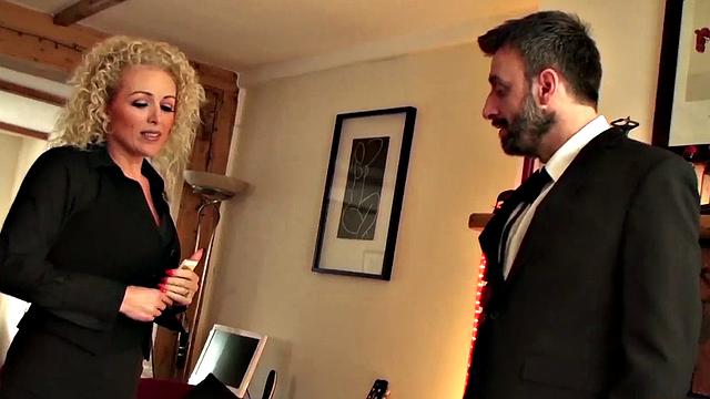 Mature subslut assfucked hard and punished with cum in mouth