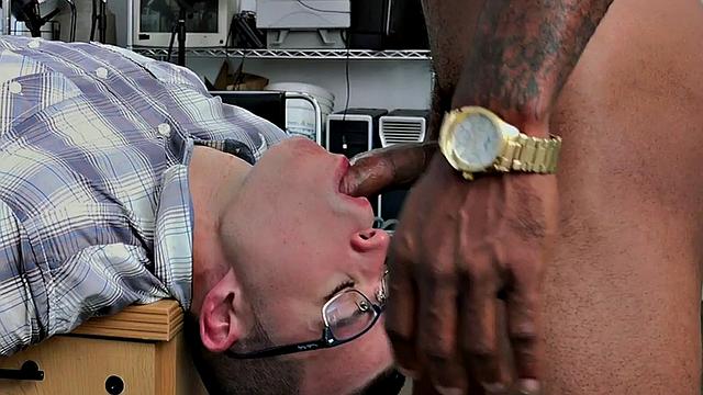 Nympho BBC gay loves fucking white gay in asshole