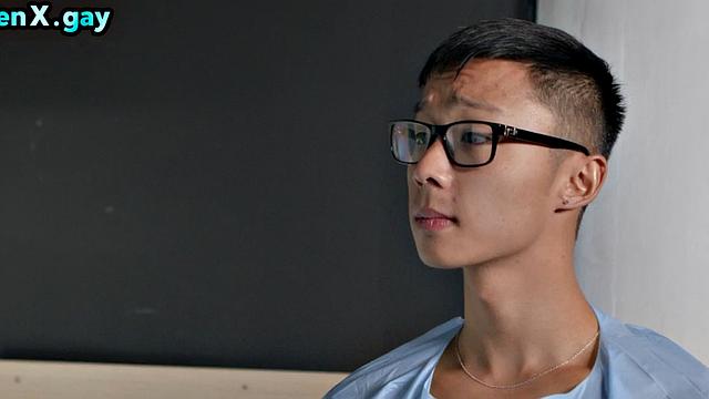 Manly jock fucks skinny Asian patient in hospital