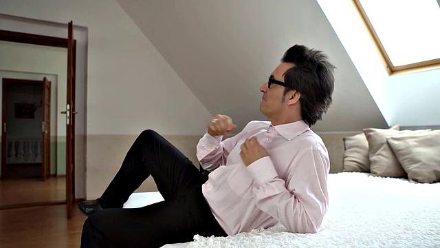 DADDY4K. Cutie doesnt mind tasting old prick of BFs dad in her pussy