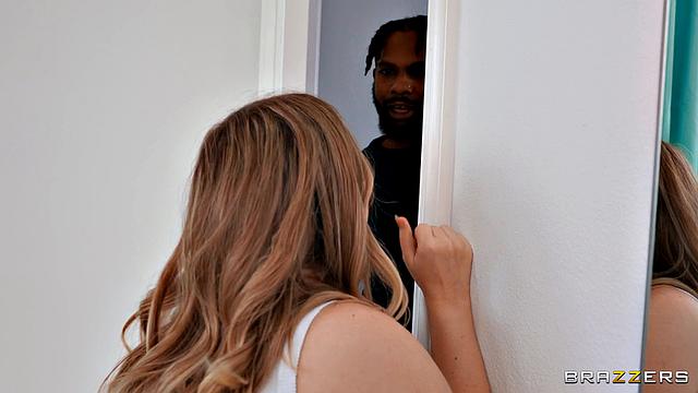 Cornering My Roomie In The Shower