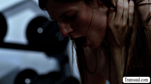 Banging my TS gym buddy so hard