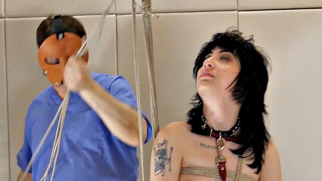 Ass fucked BDSM sub takes it all