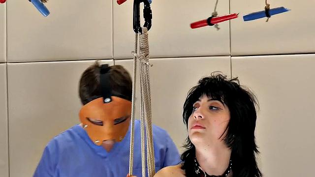 Ass fucked BDSM sub takes it all