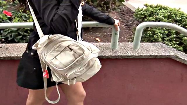 Real perv picks up slut for outdoor POV fuck