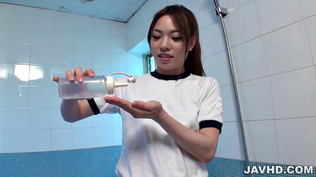 ブルマ＆体操服コスプレ～オナニー＆強制口内射精！