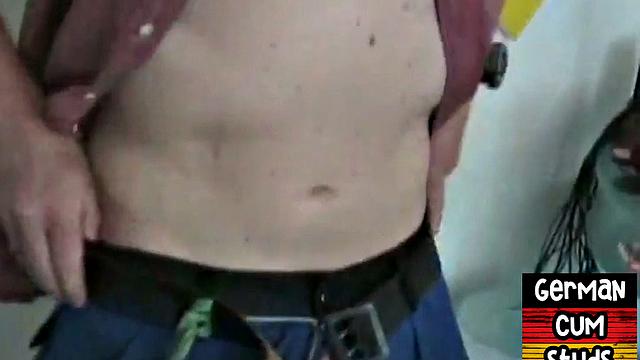 Vintage German DILF fucking stud in doggystyle before cumshot