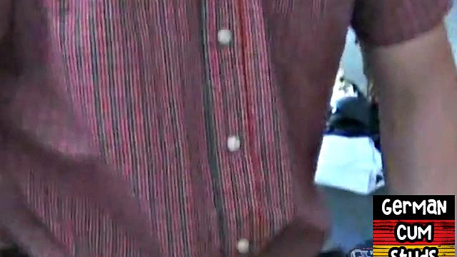 Vintage German DILF fucking stud in doggystyle before cumshot