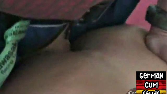 Vintage German DILF fucking stud in doggystyle before cumshot