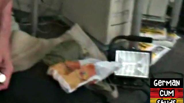 Vintage German DILF fucking stud in doggystyle before cumshot