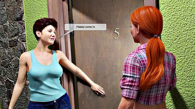 Futa3dX - BIG DICKED FUTA ALIENS Fucking Hot Brunette And Redhead