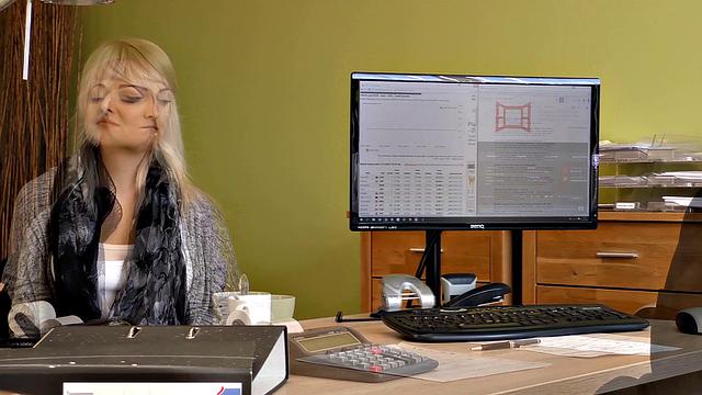 LOAN4K. Blonde rammed by horny lender on his working table