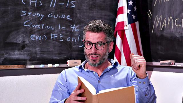 Hairymuff 21yo babe riding and sucking teacher's cock