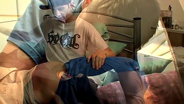 Peachy Booty Gets Spanked - Ian Madrox And Jeremiah Johnson