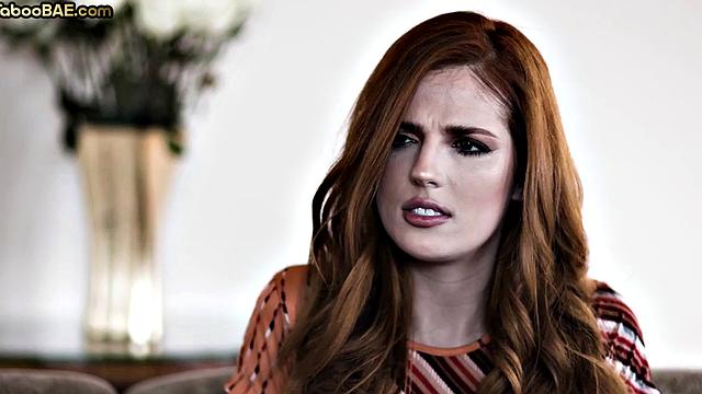 Hj loving ginger babe pleasing her lover in affair