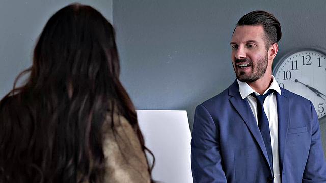 Blue eye hottie Misha Cross wants Quinton to join her private meeting!!!