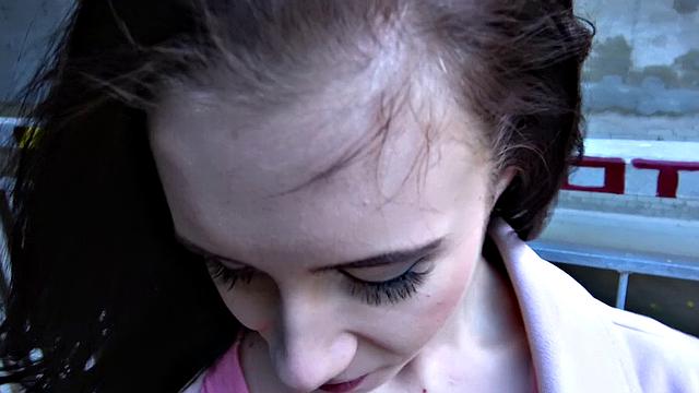 Watch this tattooed brunette tease ex with her tight pussy in a park fuck-fest