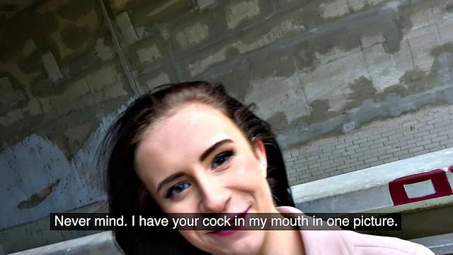 Watch this tattooed brunette tease ex with her tight pussy in a park fuck-fest