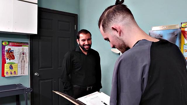 FamilyCreep - Hairy Stepdad Barebacks His Doctor Stepson