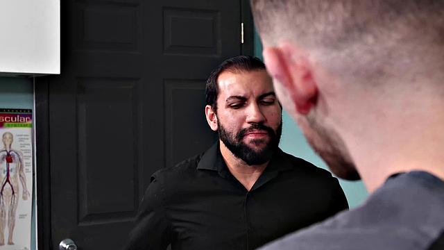 FamilyCreep - Hairy Stepdad Barebacks His Doctor Stepson