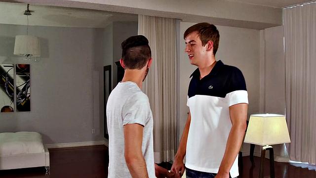 William Sawyer dominates Jake Washington in a raw, intense gay hookup